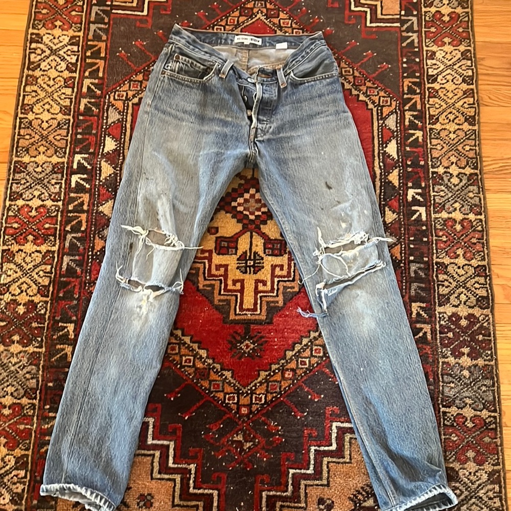 RE/DONE size 25 straight and skinny
